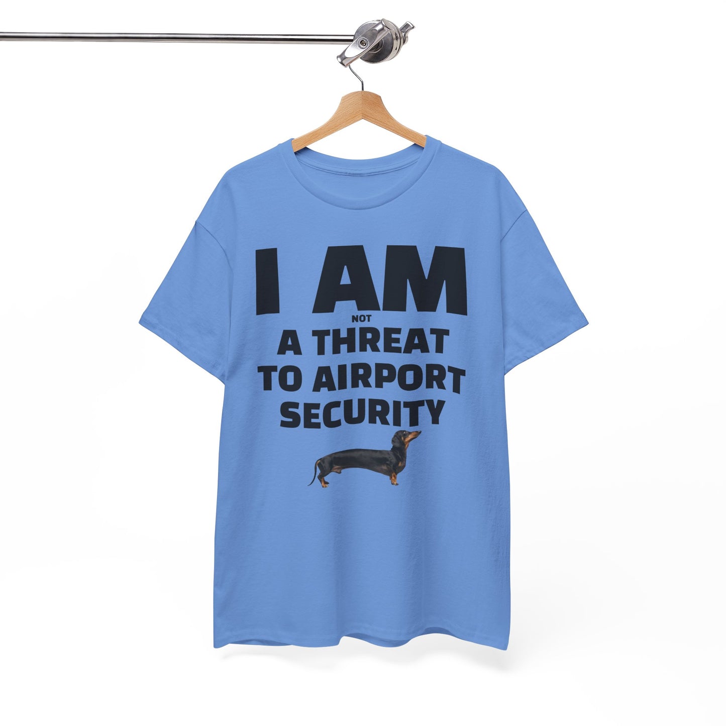 I Am Not a Threat to Airport Security | Unisex Heavy Cotton Tee
