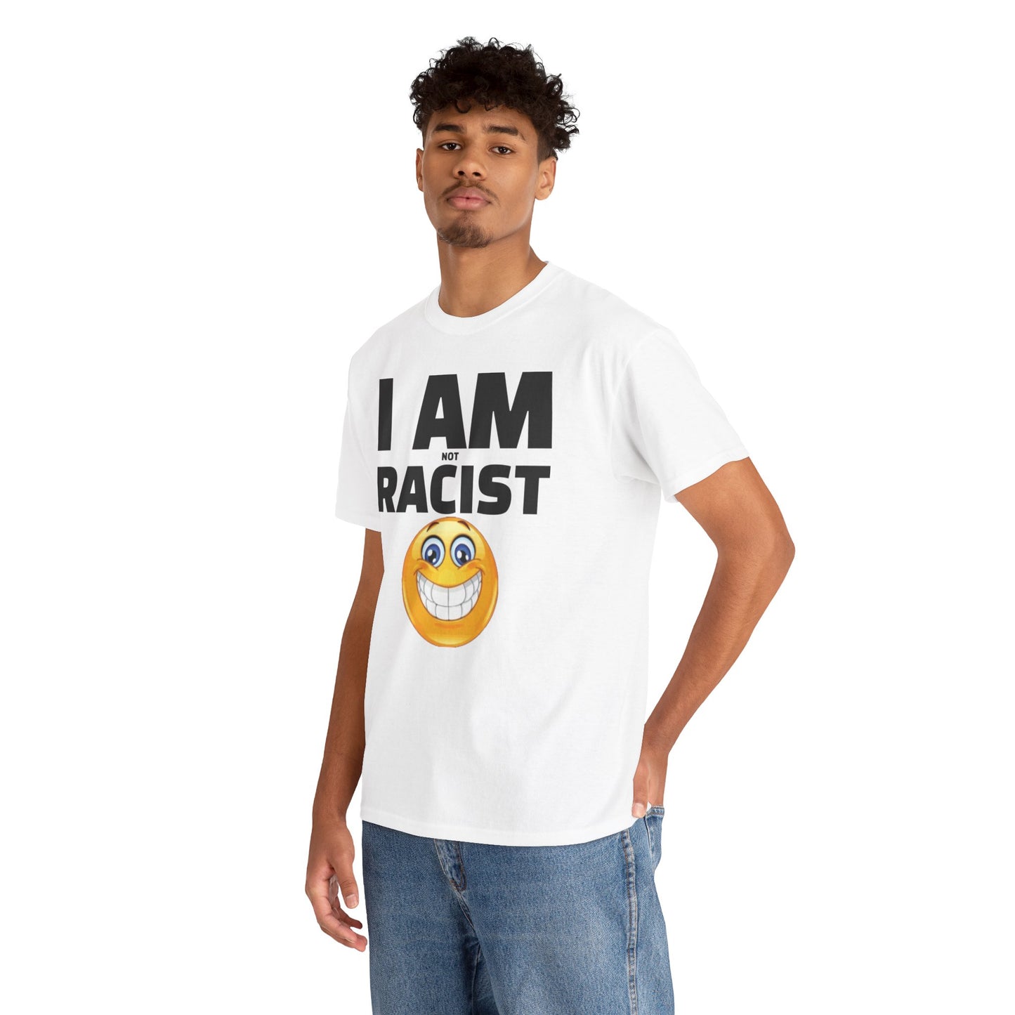 I Am Not Racist | Unisex Heavy Cotton Tee